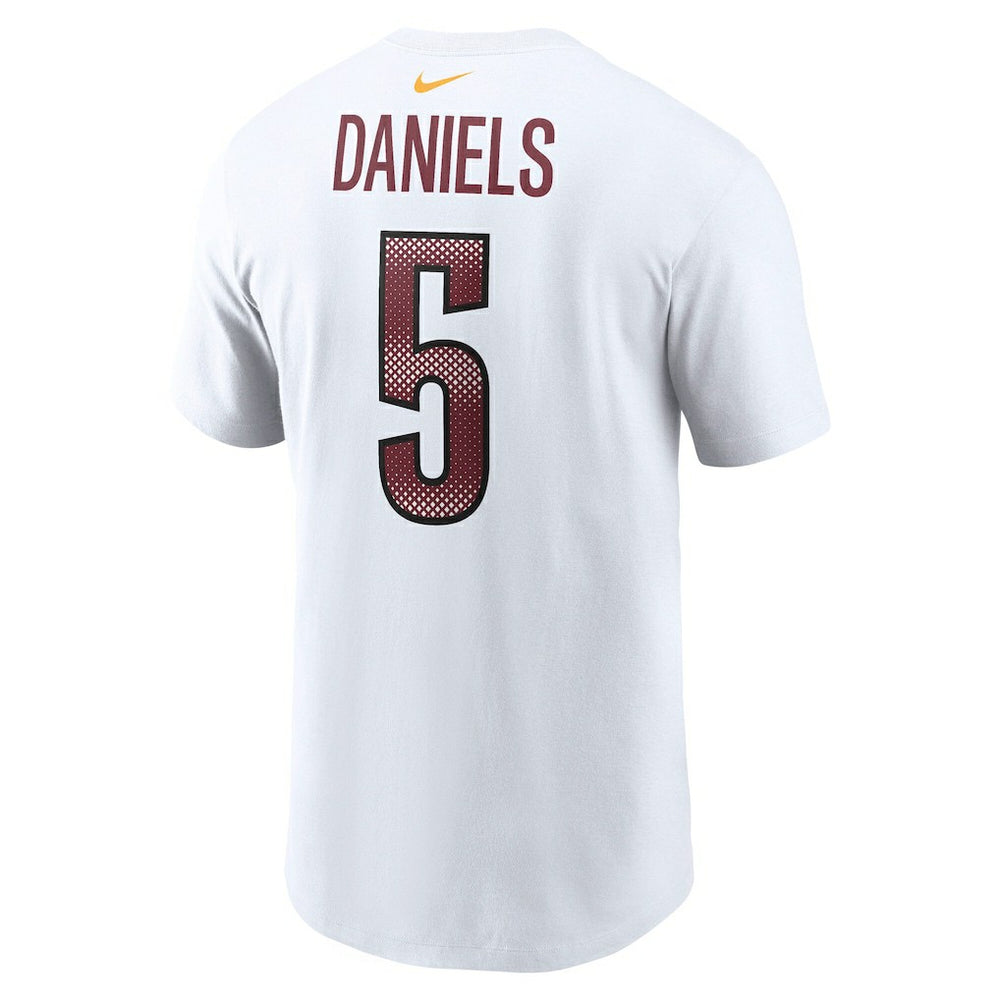 NFL Washington Commanders Jayden Daniels  Name & Number T-Shirt