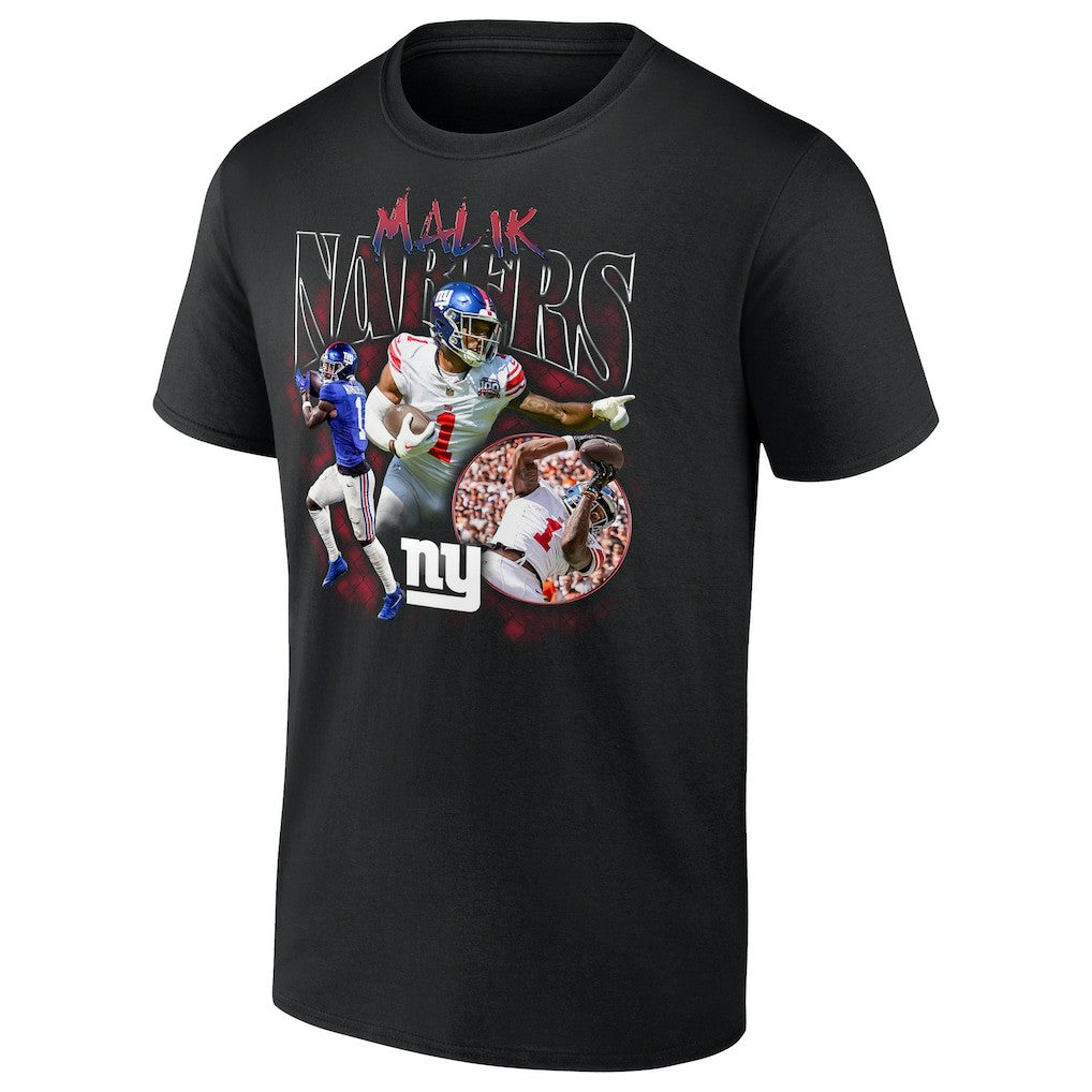 NFL New York Giants Malik Nabers  Notorious Player Graphic T-Shirt