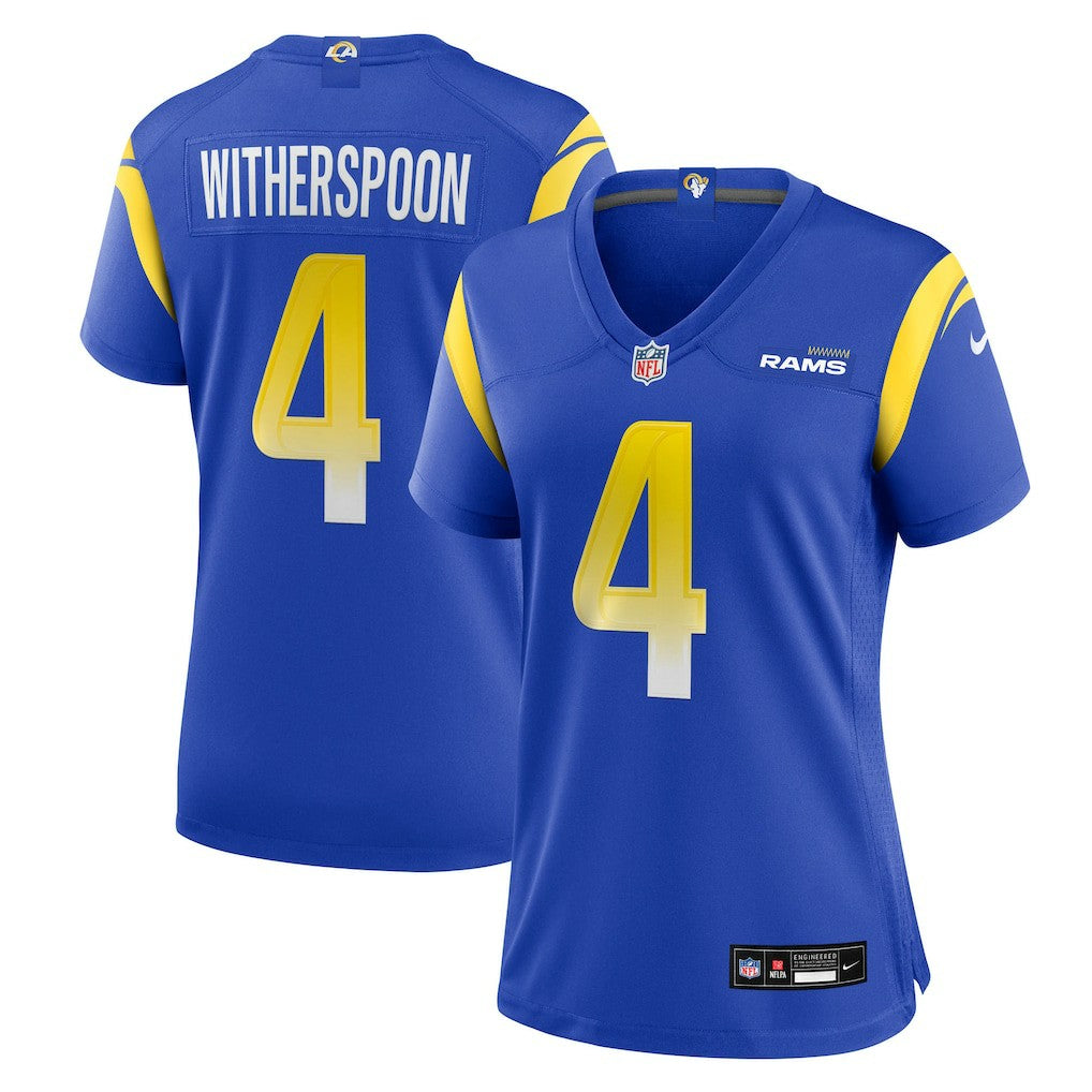 NFL Los Angeles Rams Ahkello Witherspoon  Women's Team Game Jersey