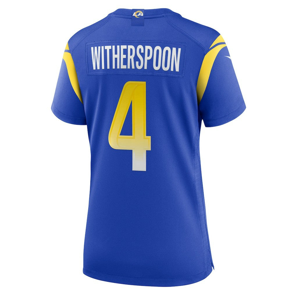NFL Los Angeles Rams Ahkello Witherspoon  Women's Team Game Jersey