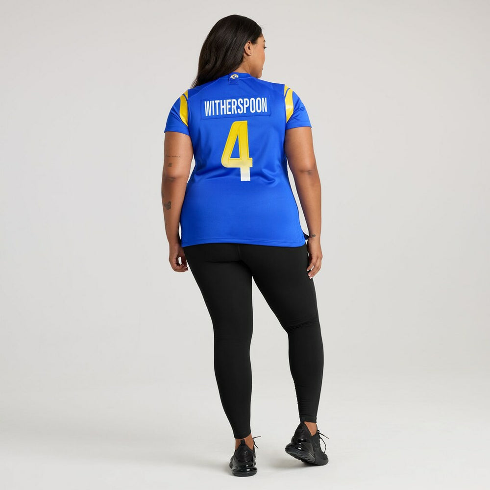 NFL Los Angeles Rams Ahkello Witherspoon  Women's Team Game Jersey