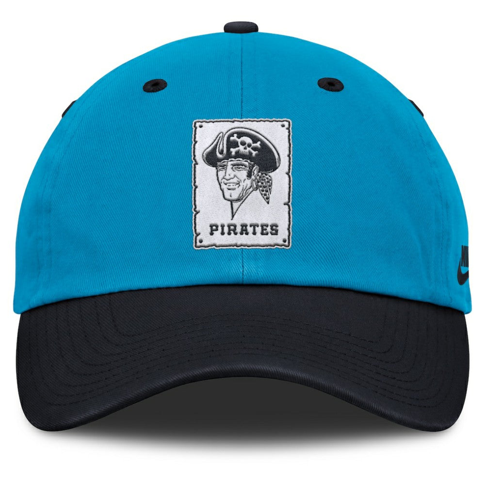 Pittsburgh Pirates Neon 90s Club Adjustable Hat - Blue/Navy | Nike