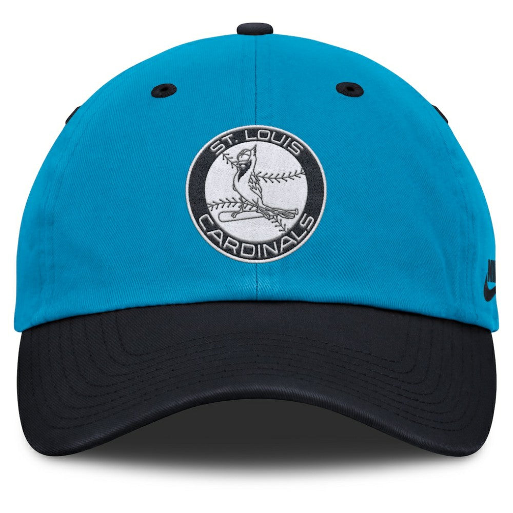 St. Louis Cardinals Neon 90s Club Adjustable Hat - Blue/Navy | Nike