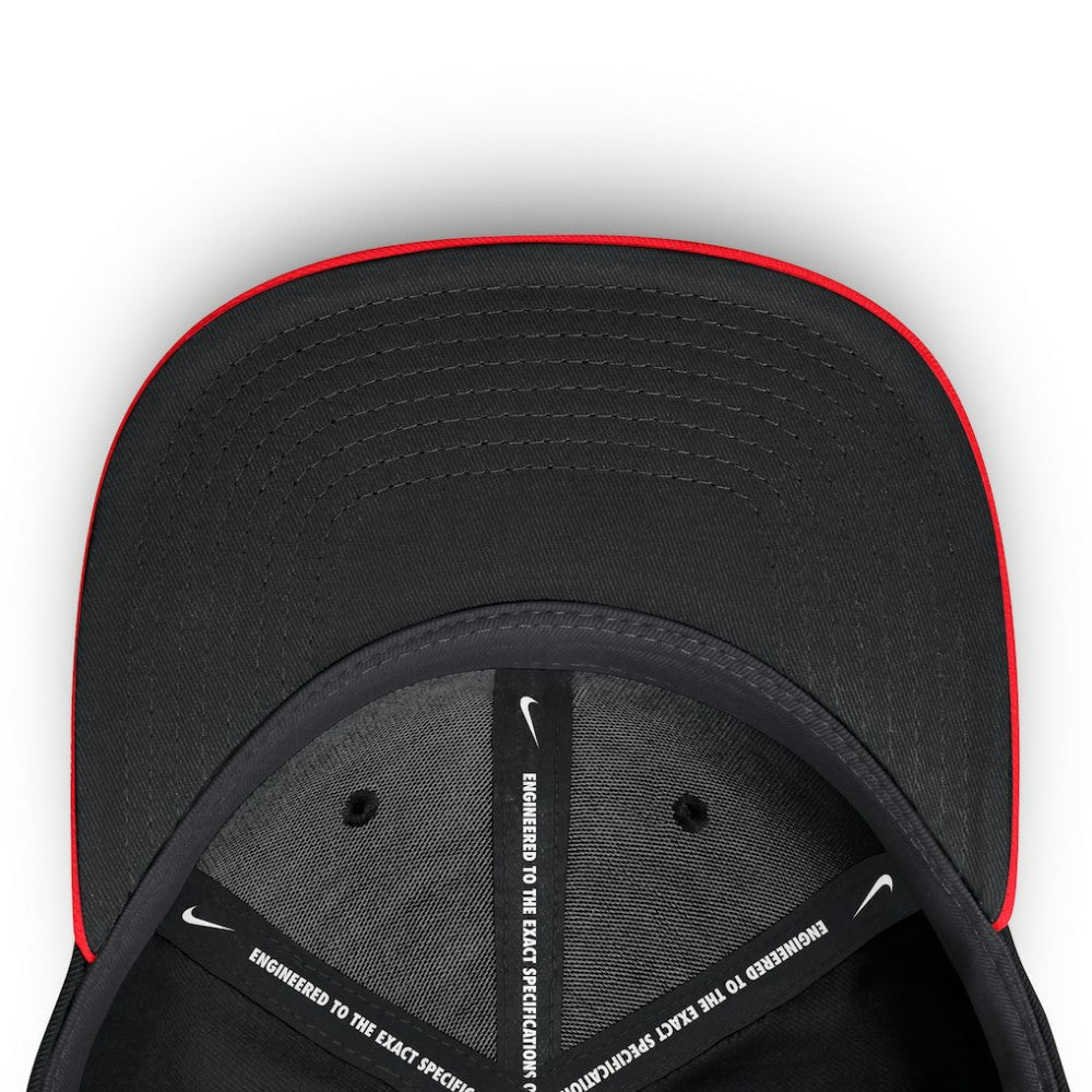 San Diego Padres Neon 90s Rise SwooshFlex Hat - Crimson/Black | Nike