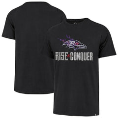 NFL Baltimore Ravens '47 Rise and Conquer Franklin T-Shirt