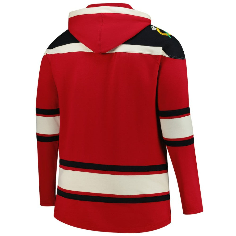 Chicago Blackhawks '47 Big & Tall Superior Lacer Fleece Pullover Hoodie