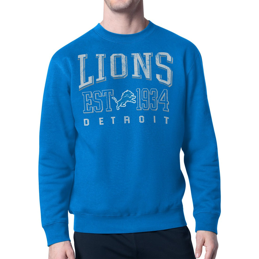 NFL Detroit Lions Starter Retro Team Logo Pullover Sweatshirt