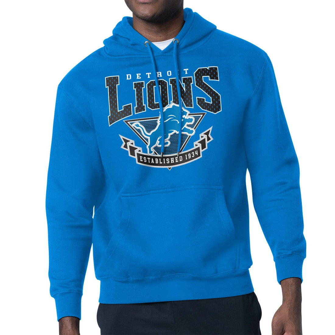 NFL Detroit Lions Starter ‘80s Inspired Pullover Hoodie