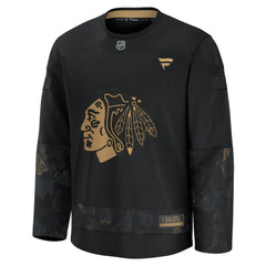 Chicago Blackhawks Fanatics 2024 Military Appreciation Practice Jersey