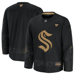 Seattle Kraken Fanatics 2024 Military Appreciation Practice Jersey