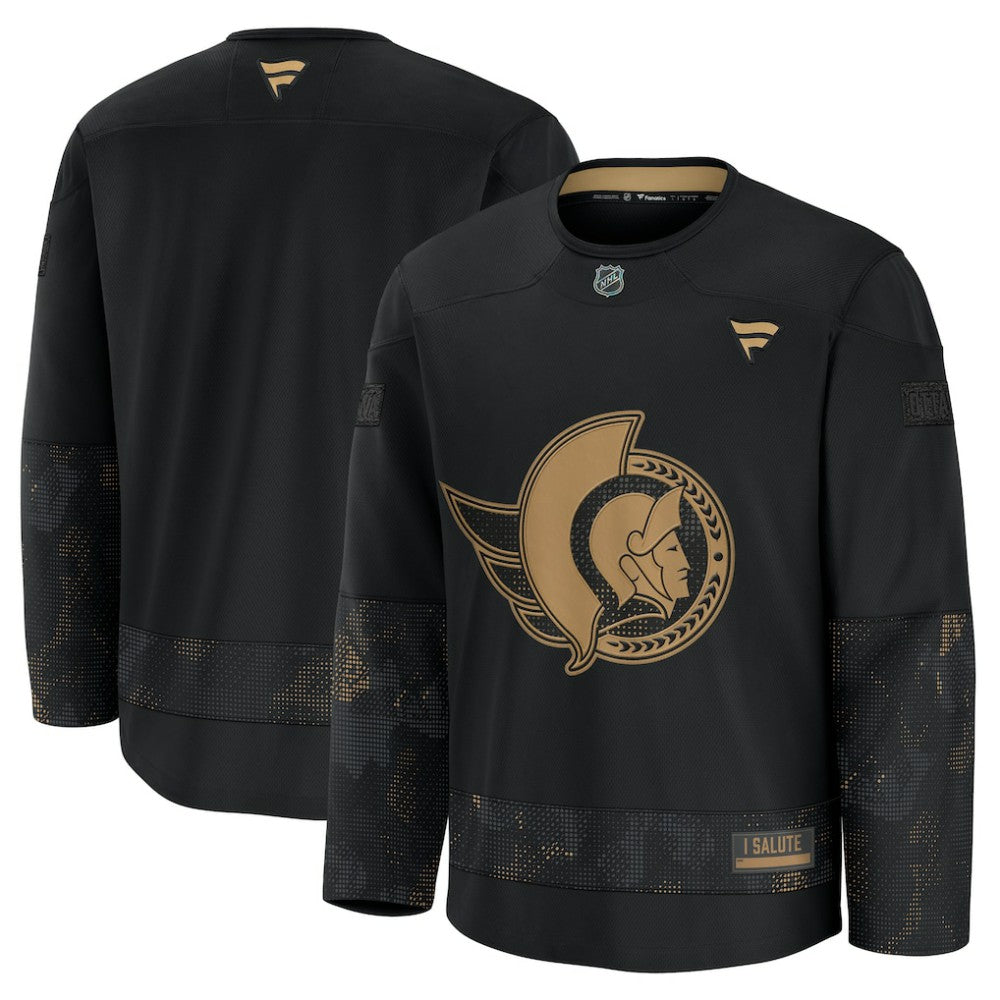 Ottawa Senators Fanatics 2024 Military Appreciation Practice Jersey
