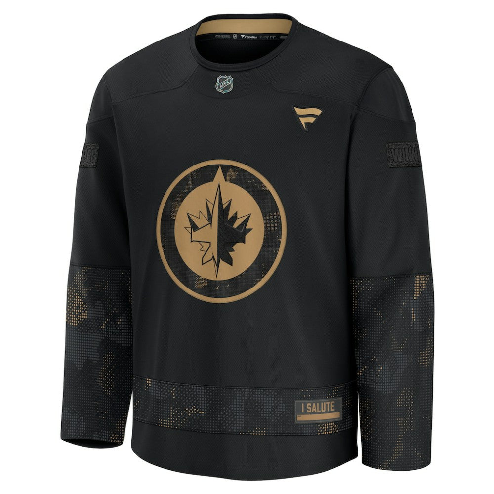 Winnipeg Jets Fanatics 2024 Military Appreciation Practice Jersey
