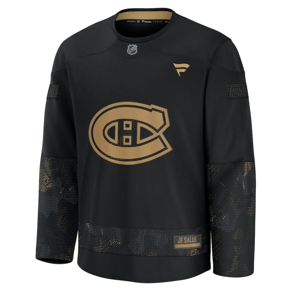 Montreal Canadiens Fanatics 2024 Military Appreciation Practice Jersey