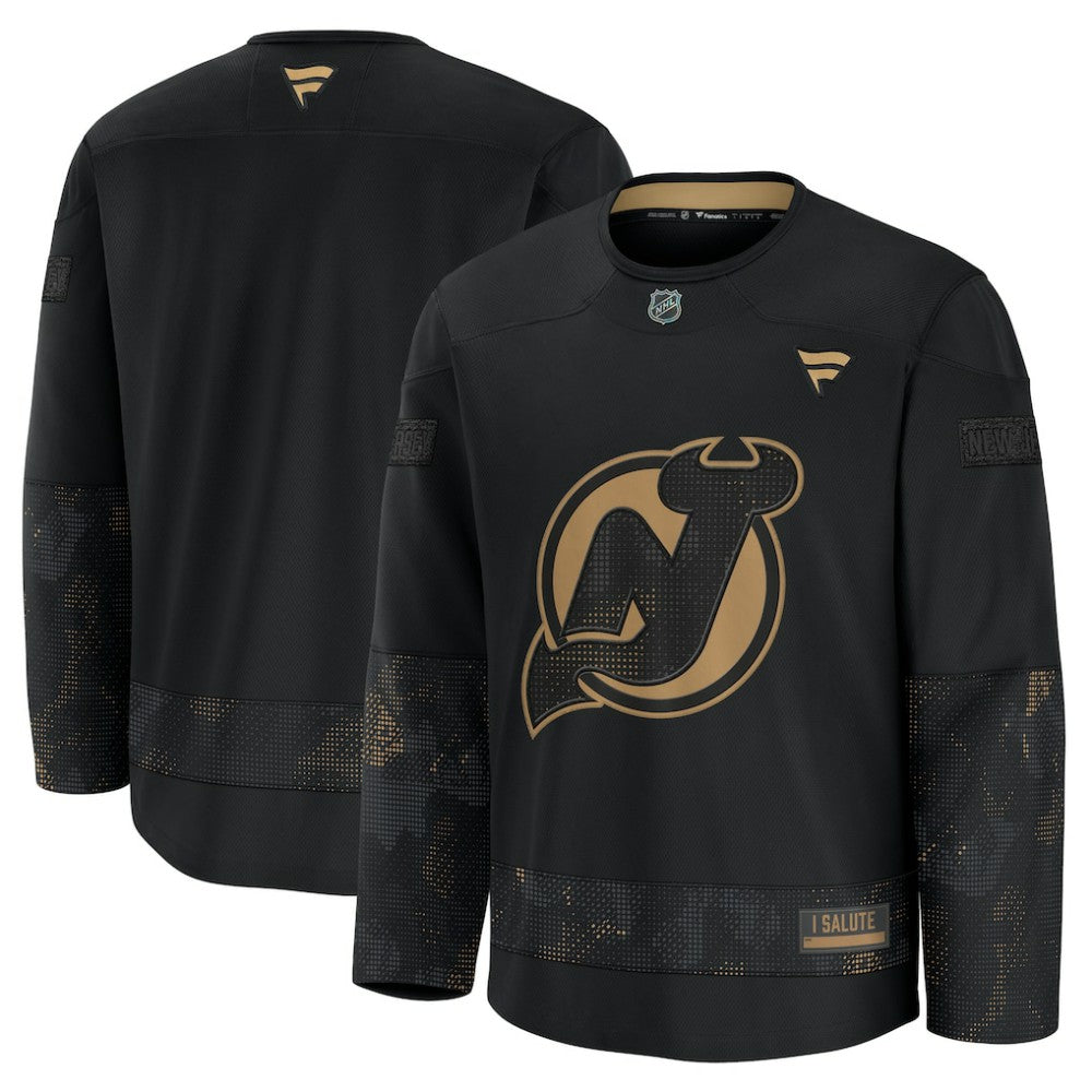New Jersey Devils Fanatics 2024 Military Appreciation Practice Jersey