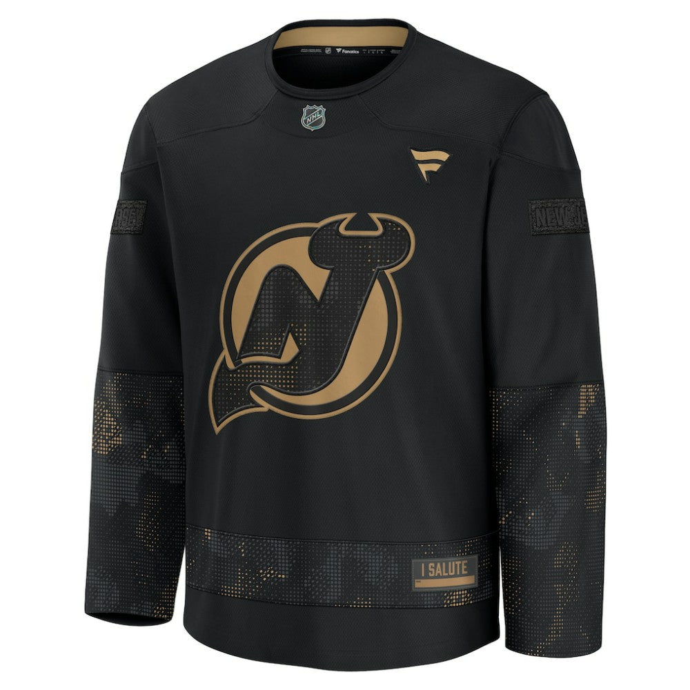 New Jersey Devils Fanatics 2024 Military Appreciation Practice Jersey