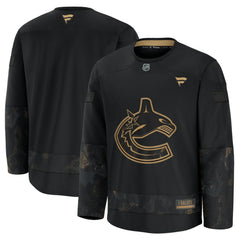 Vancouver Canucks Fanatics 2024 Military Appreciation Practice Jersey