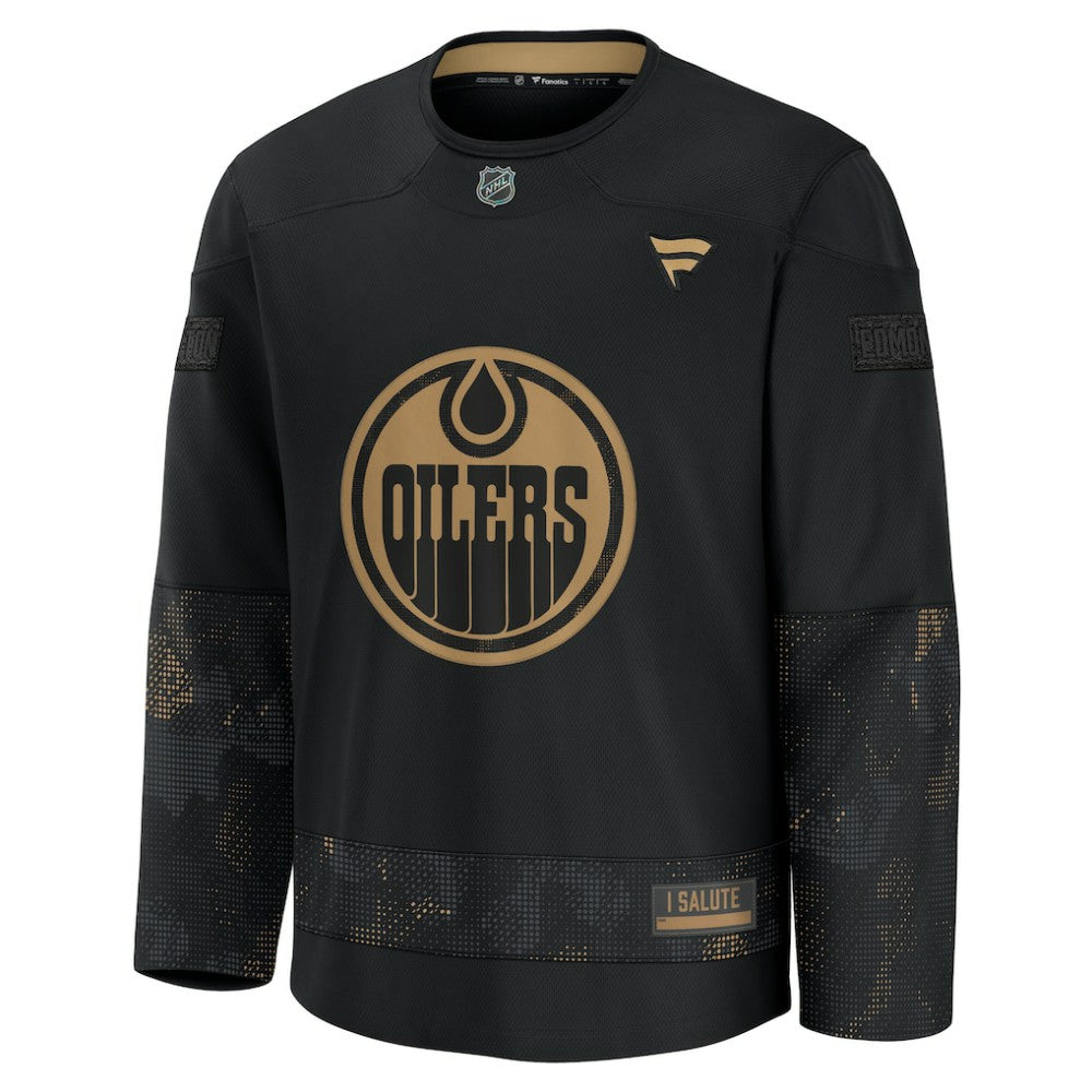 Edmonton Oilers Fanatics 2024 Military Appreciation Practice Jersey