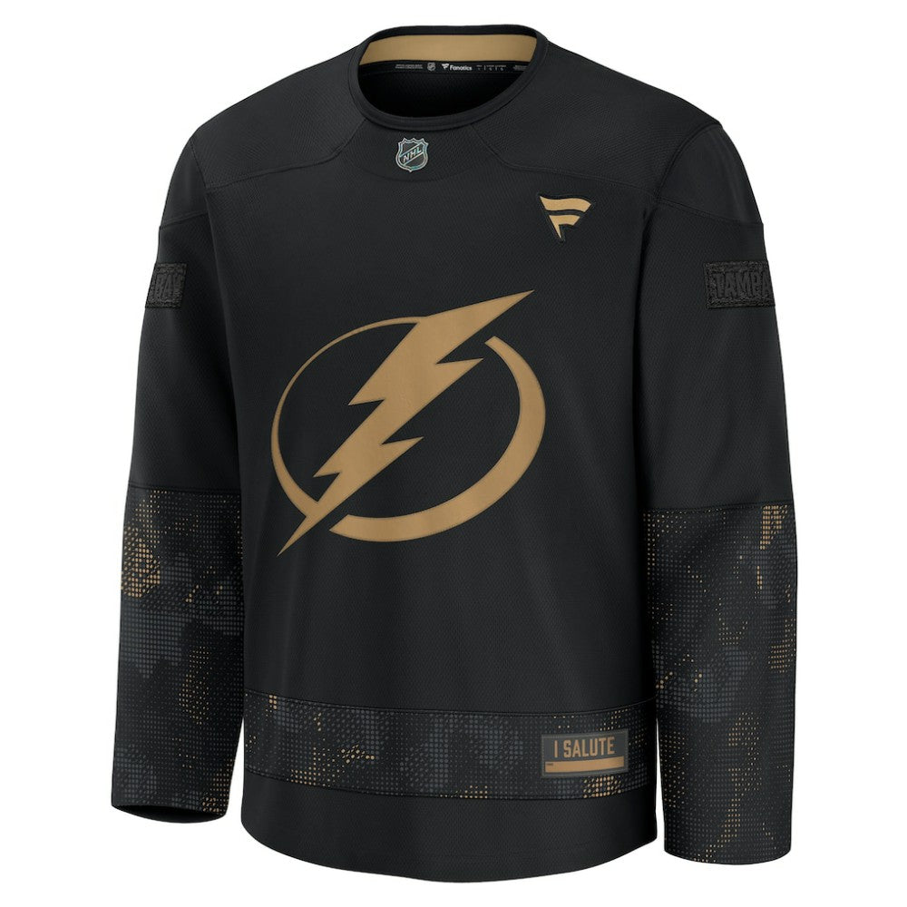 Tampa Bay Lightning Fanatics 2024 Military Appreciation Practice Jersey