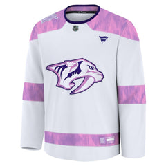 Nashville Predators Fanatics 2024 Hockey Fights Cancer Practice Jersey