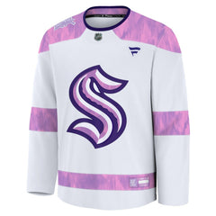 Seattle Kraken Fanatics 2024 Hockey Fights Cancer Practice Jersey