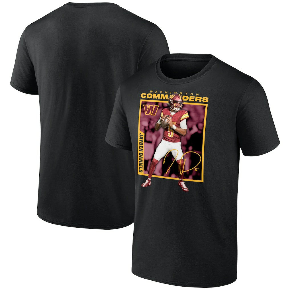 NFL Washington Commanders Jayden Daniels  Player Frame T-Shirt