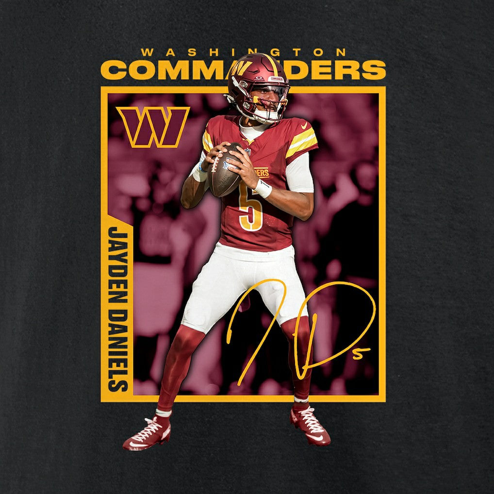 NFL Washington Commanders Jayden Daniels  Player Frame T-Shirt