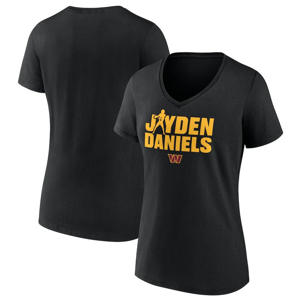 NFL Washington Commanders Jayden Daniels  Women's Play Motion T-Shirt