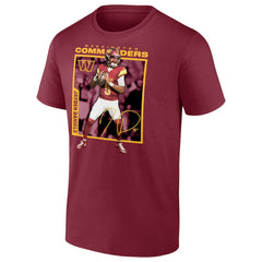 NFL Washington Commanders Jayden Daniels  Player Frame T-Shirt