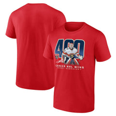 Sergei Bobrovsky Florida Panthers 400 Career Wins T-Shirt