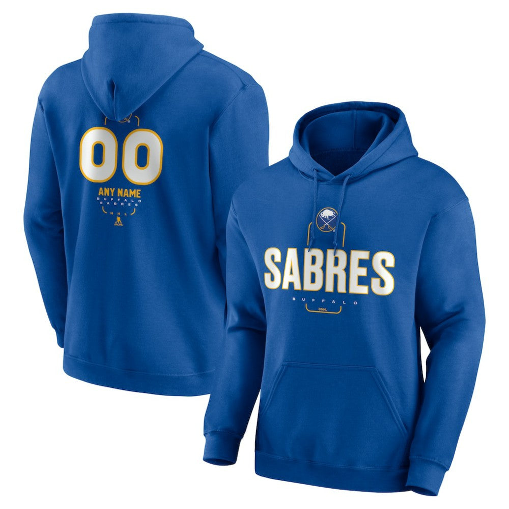 Buffalo Sabres Personalized Name & Number Midfielder Pullover Hoodie