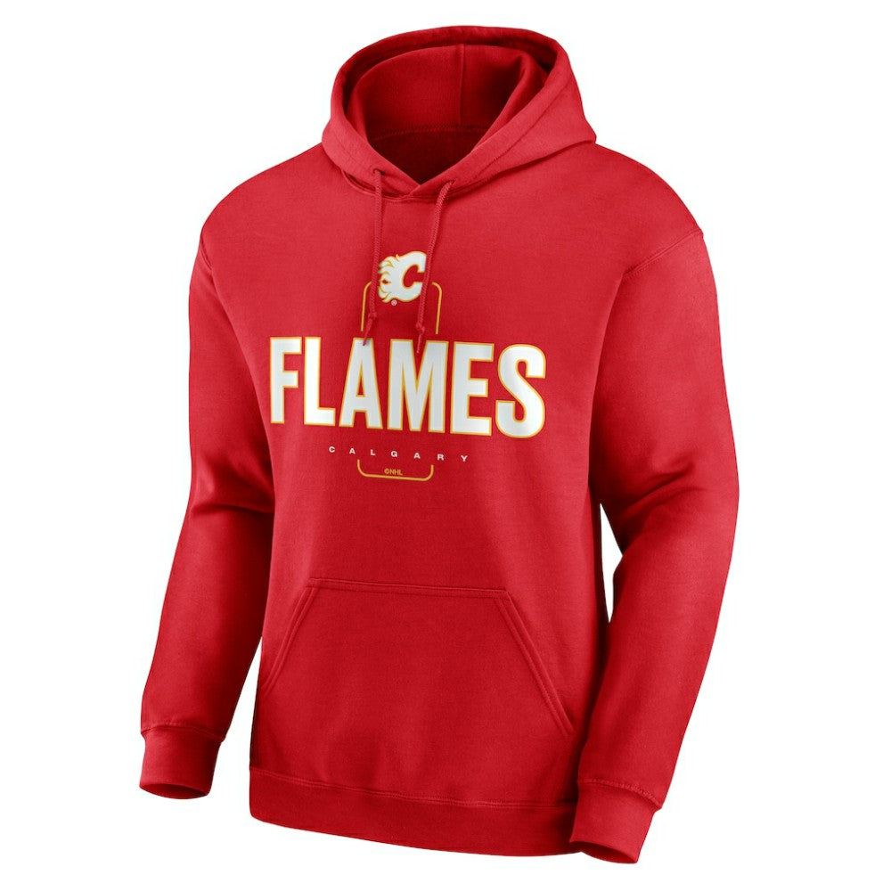 Calgary Flames Personalized Name & Number Midfielder Pullover Hoodie