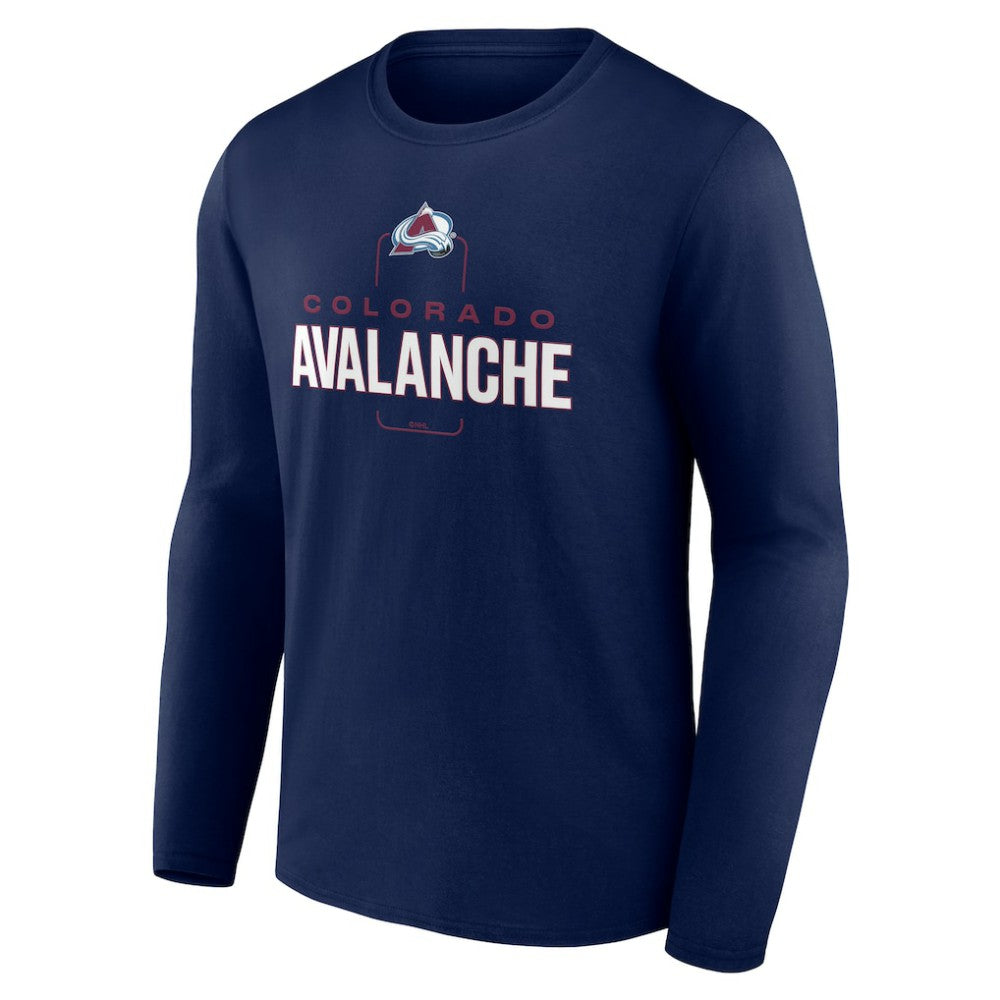 Colorado Avalanche Personalized Name & Number Midfielder Long Sleeve T-Shirt