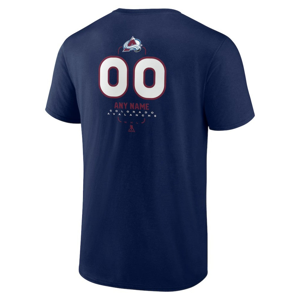 Colorado Avalanche Personalized Name & Number Midfielder T-Shirt