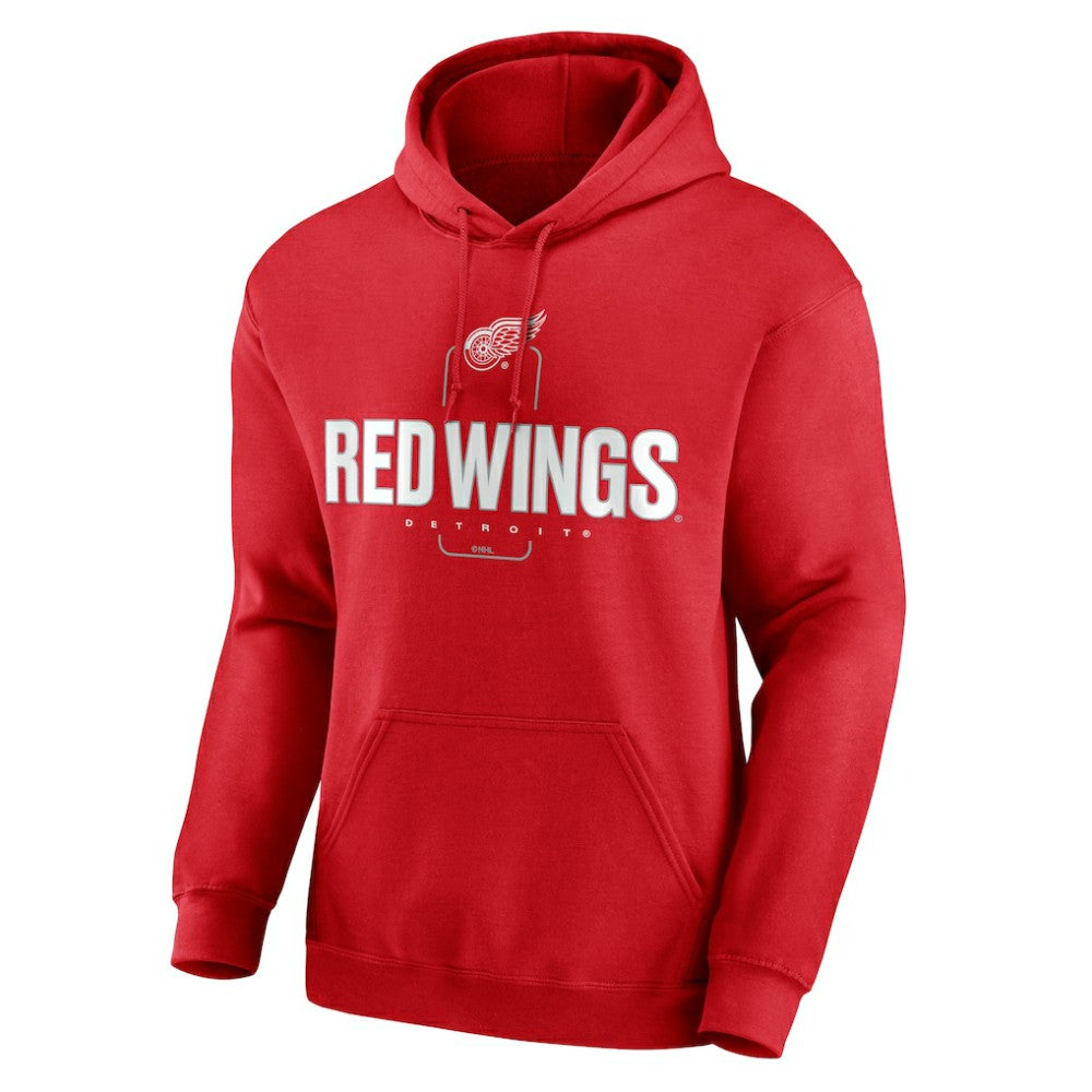 Detroit Red Wings Personalized Name & Number Midfielder Pullover Hoodie