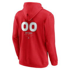 Detroit Red Wings Personalized Name & Number Midfielder Pullover Hoodie
