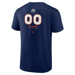 Edmonton Oilers Personalized Name & Number Midfielder T-Shirt