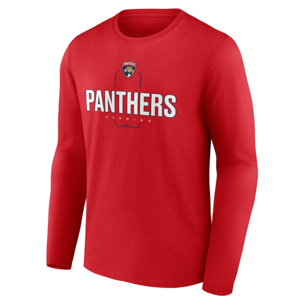 Florida Panthers Personalized Name & Number Midfielder Long Sleeve T-Shirt