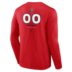Florida Panthers Personalized Name & Number Midfielder Long Sleeve T-Shirt