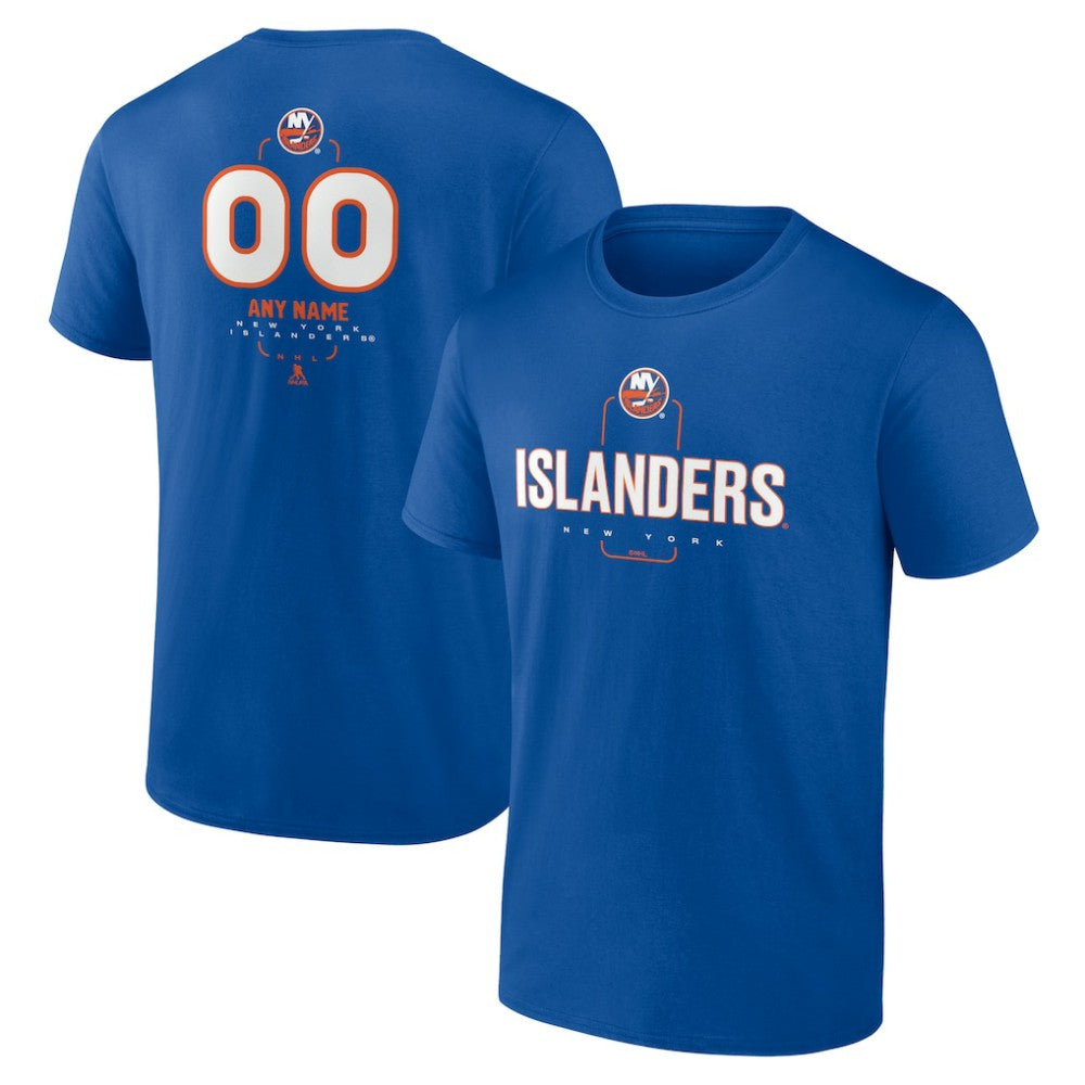 New York Islanders Personalized Name & Number Midfielder T-Shirt