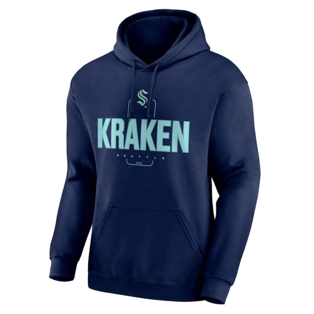 Seattle Kraken Personalized Name & Number Midfielder Pullover Hoodie