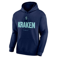 Seattle Kraken Personalized Name & Number Midfielder Pullover Hoodie