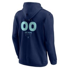 Seattle Kraken Personalized Name & Number Midfielder Pullover Hoodie