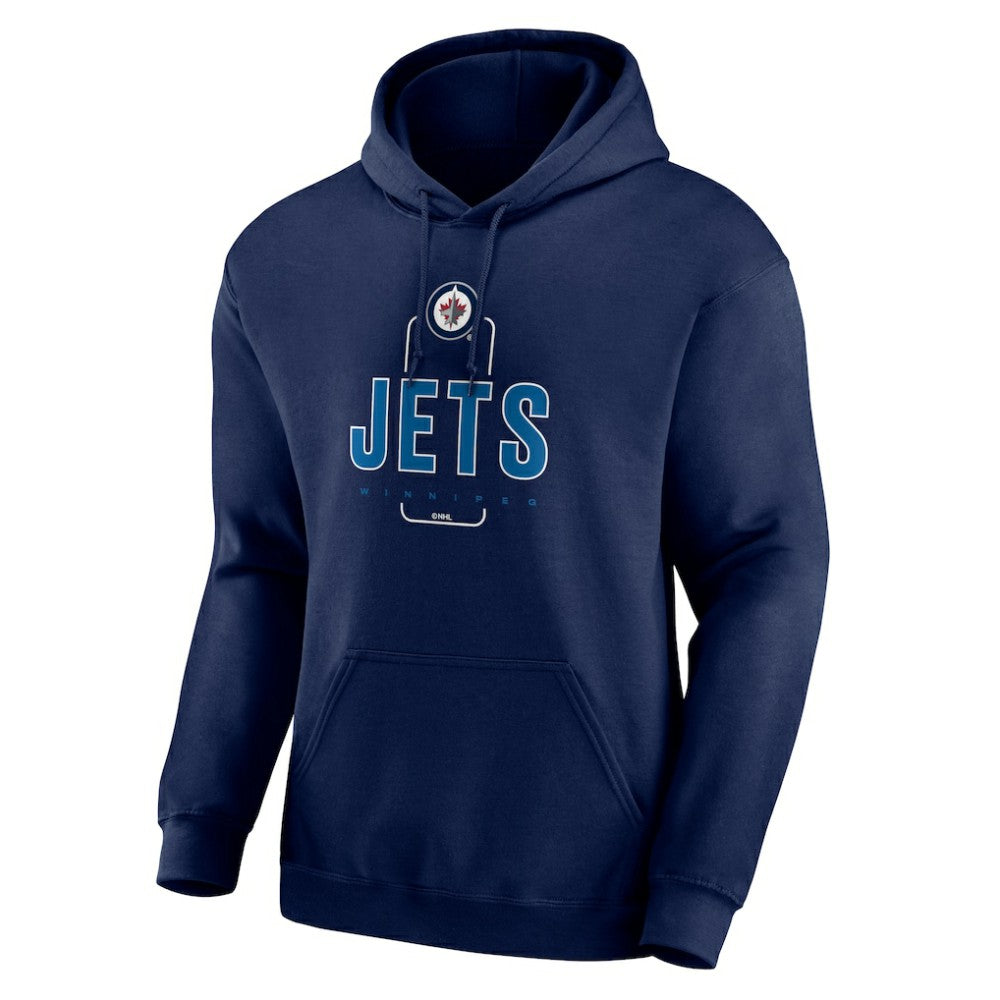 Winnipeg Jets Personalized Name & Number Midfielder Pullover Hoodie