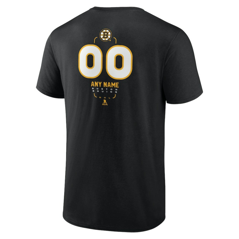 Boston Bruins Personalized Name & Number Midfielder T-Shirt