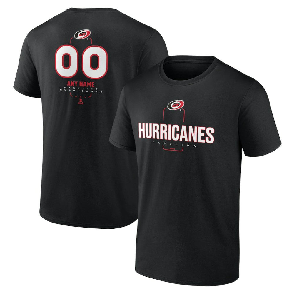 Carolina Hurricanes Personalized Name & Number Midfielder T-Shirt