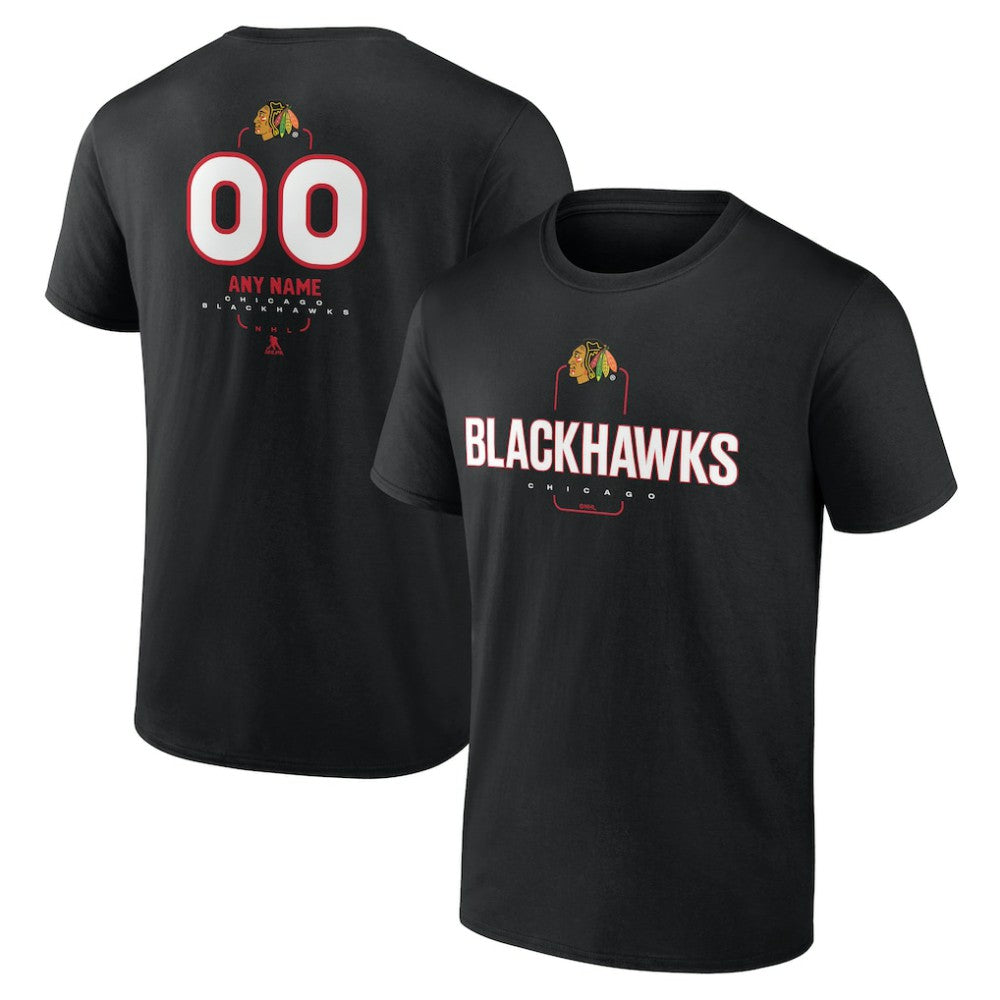 Chicago Blackhawks Personalized Name & Number Midfielder T-Shirt