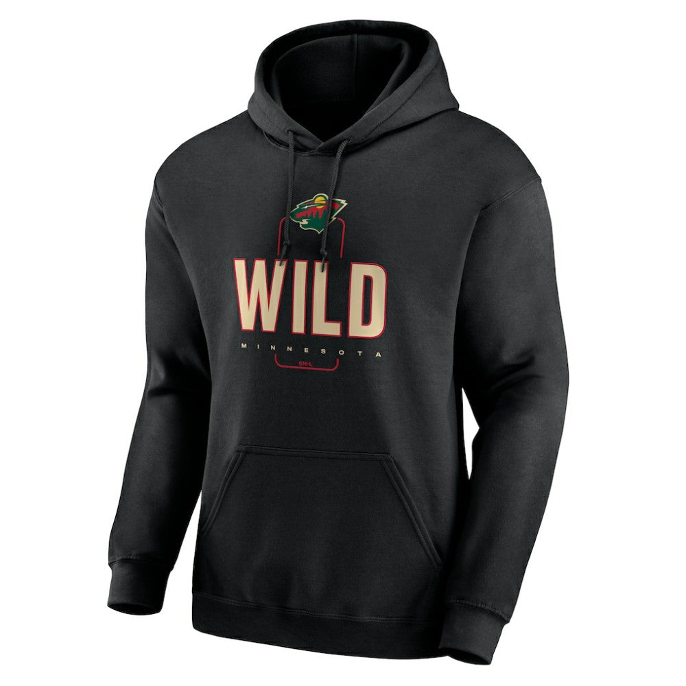 Minnesota Wild Personalized Name & Number Midfielder Pullover Hoodie