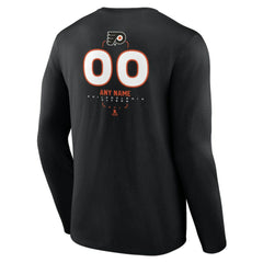Philadelphia Flyers Personalized Name & Number Midfielder Long Sleeve T-Shirt