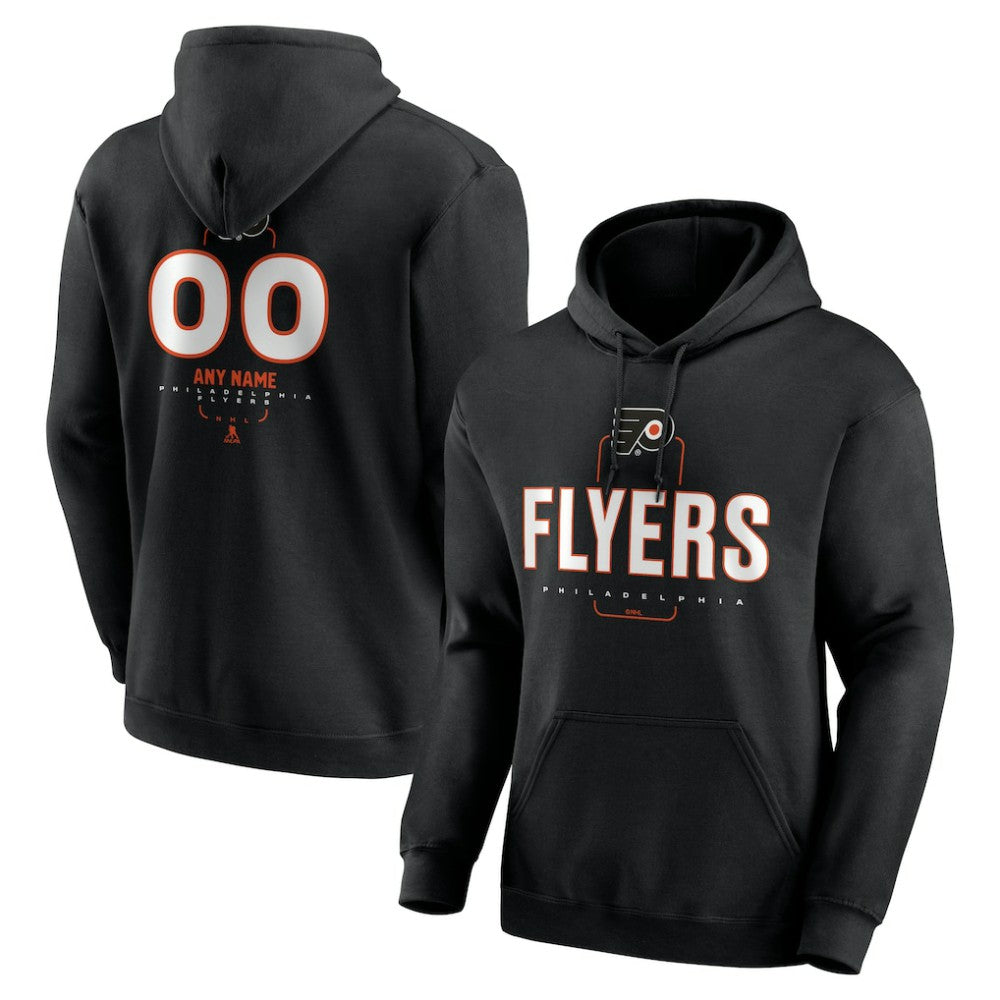 Philadelphia Flyers Personalized Name & Number Midfielder Pullover Hoodie