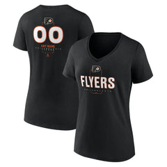 Philadelphia Flyers Women's Personalized Name & Number Midfielder V-Neck T-Shirt